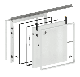 Распашные противопожарные двери