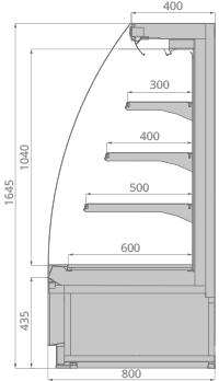 Вертикальные витрины