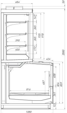 Вертикальные витрины