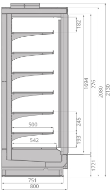 Вертикальные витрины