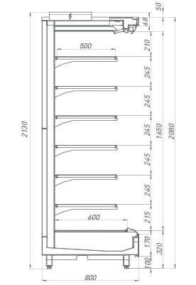 Вертикальные витрины