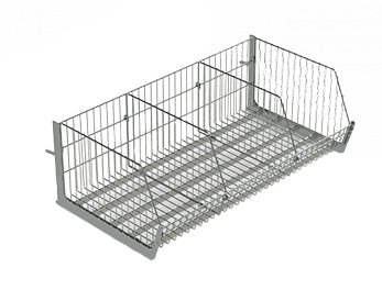 Корзина сетчатая навесная усиленная