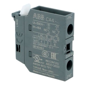 Доп. контакт CA 4-01 (NC) для контакторов AF 30 (ABB)