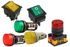 Переключатели и лампы сигнальные