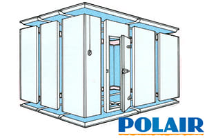 Сборка холодильных камер POLAIR методом "шип-паз"