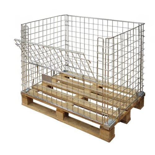 Насадка на европалету не штабелируемая 1200х800x850мм, оцинкованная 