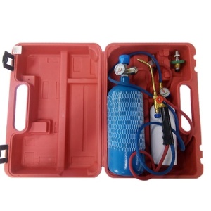 Горелка HCW-11 со шлангами в кейсе, баллон пропан + кислород