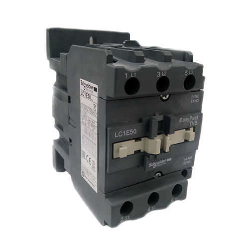 Контактор LC1E 50 Schneider (50 А, 3NO +1NO +1NC, кат. 220 В)
