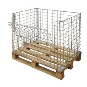 Насадка на европалету не штабелируемая 1200х800x850мм, оцинкованная 