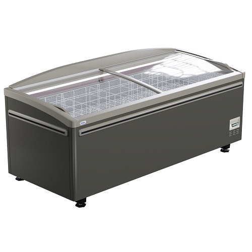 Ларь-бонета GTE 1850G торцевая серый