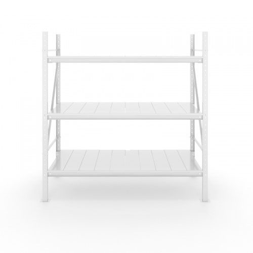 Стеллаж Нордика  грузовой легкий в линию 1000х600х2000 мм, 3 уровня полок