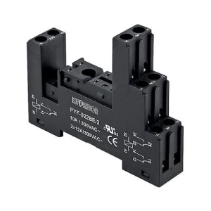 Розетка для реле PYF-022BE/3 (3-х ярусная, для 2 конт.) KIPPRIBOR
