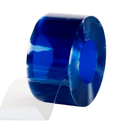 Пленка ПВХ морозостойкая, 300 мм синяя прозрачная