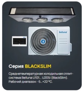 Сплит-система Belluna U207 Black Slim