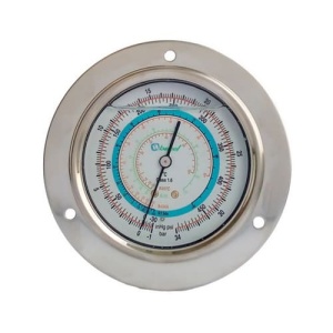 Манометр глицер. (80мм) R-22/404/134/407/507 BCJH-NG-RC-80 (подключение сзади)