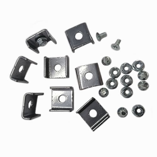 Уголок-фиксатор корзины акционной 25х10 мм, Нордика С/З (Хром)