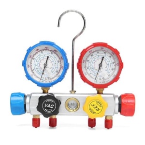 Станция манометрическая 4-х вент. (R12, R22, R404а, R134а) без шлангов
