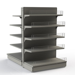 Стеллаж Нордика (50) прист. 1000х500х1550, полка 400 - 3 шт., 300 - 1 шт., ценники, ограждения