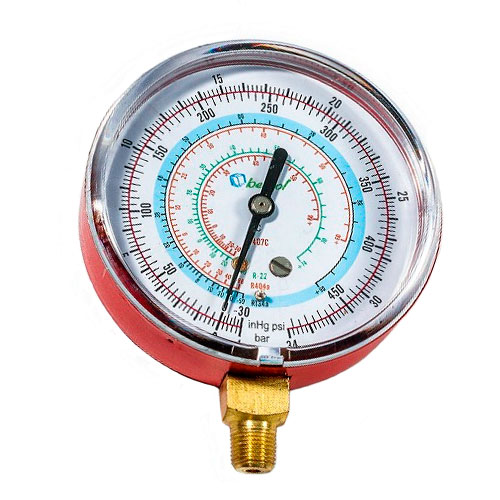 Манометр (80мм) R-22/134/404/407 BCJH-N